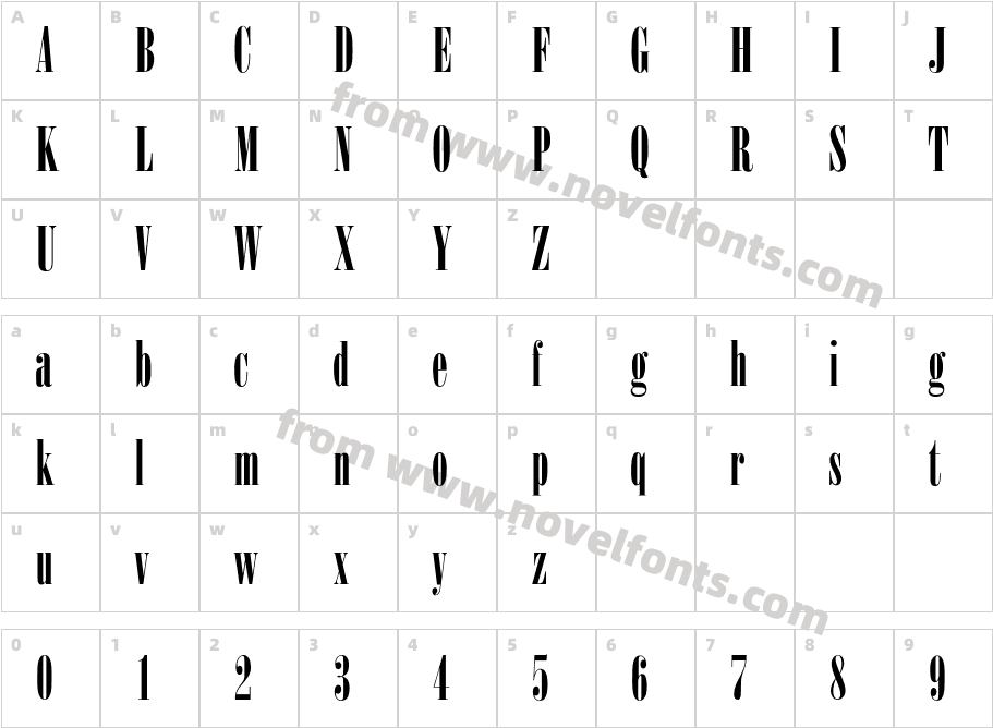 LydianeCharacter Map