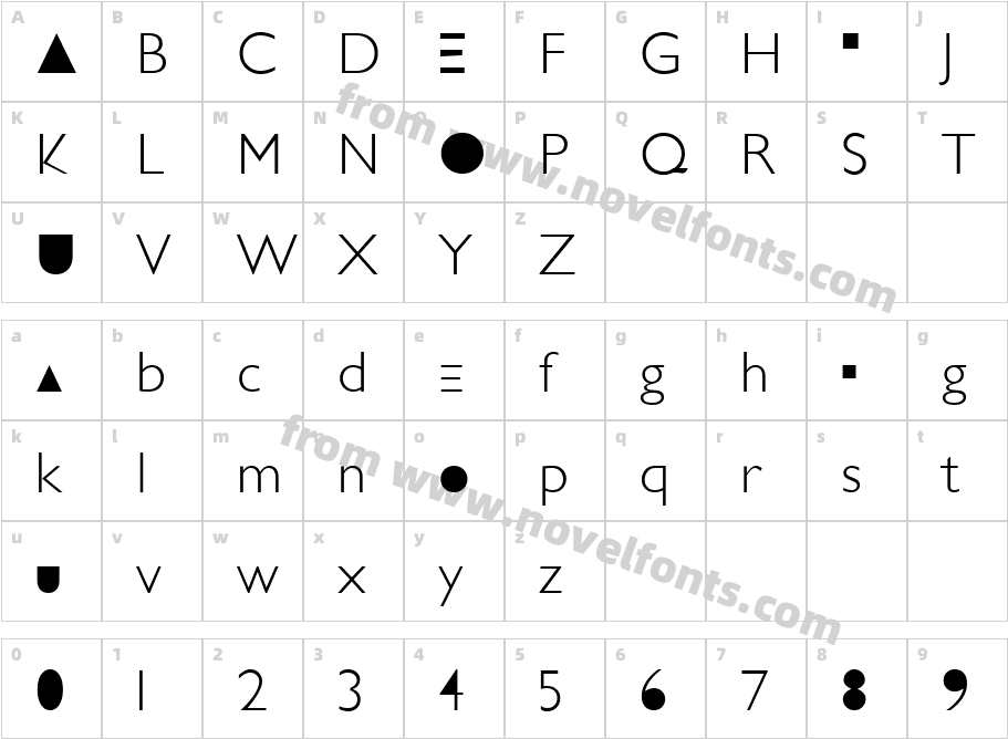 Futurism LightCharacter Map