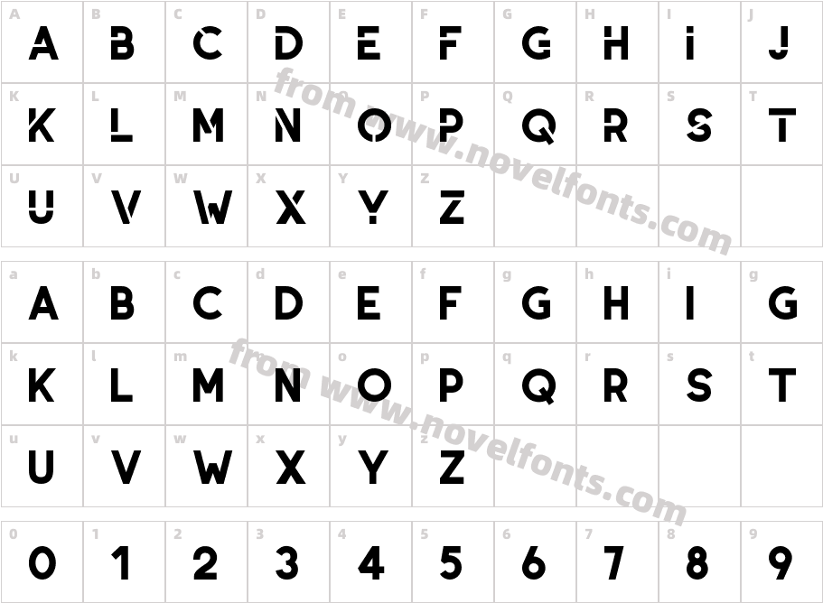 GRESIXCharacter Map