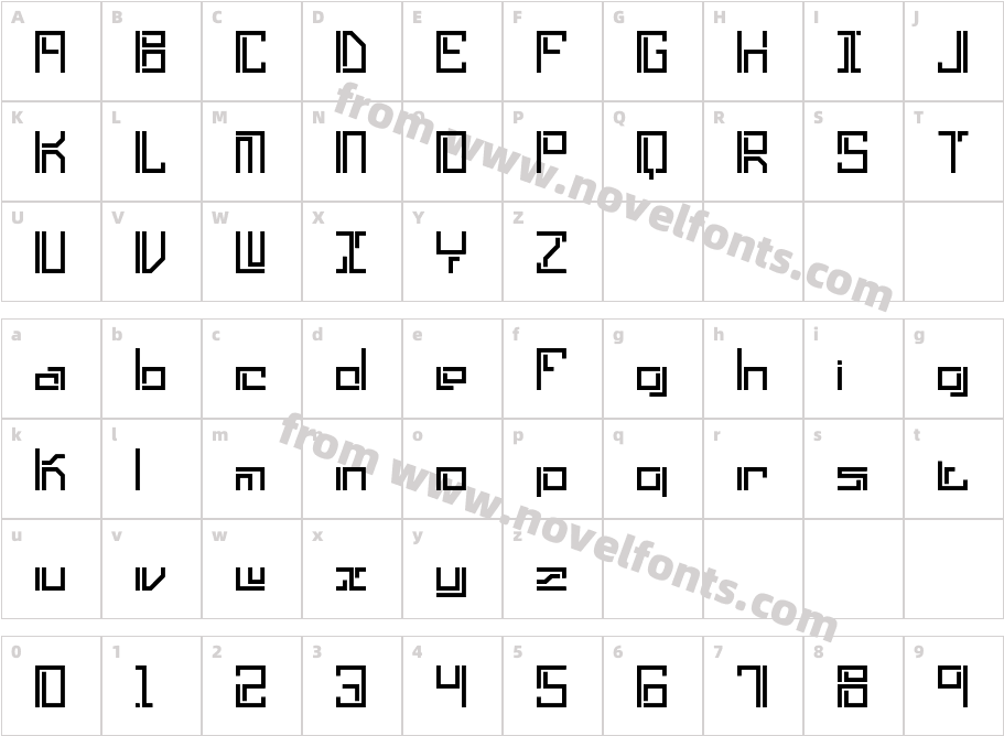 Lyneous Linear BRKCharacter Map