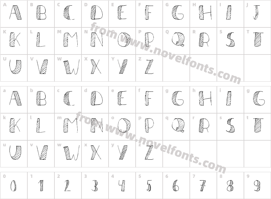 LíneasCharacter Map