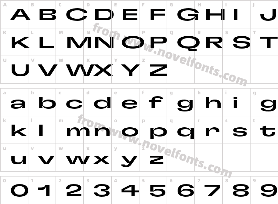 GT Flexa Trial X Exp MdCharacter Map