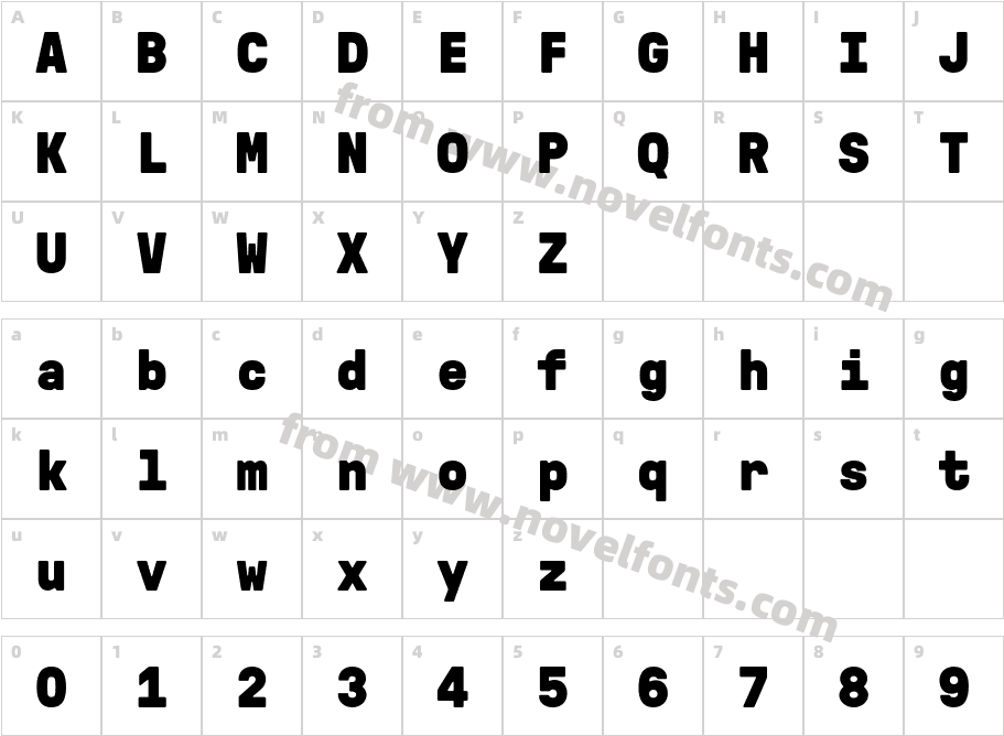GT Pressura Mono Trial BlCharacter Map