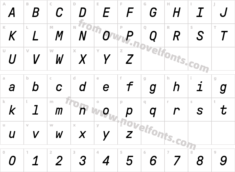 GT Pressura Mono Trial Rg ItCharacter Map