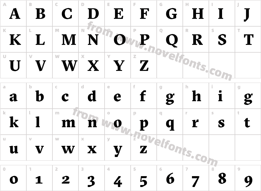 GT Sectra Trial BlackCharacter Map