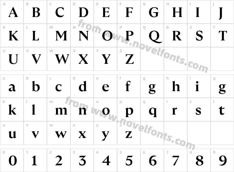 GT Ultra Fine BoldCharacter Map