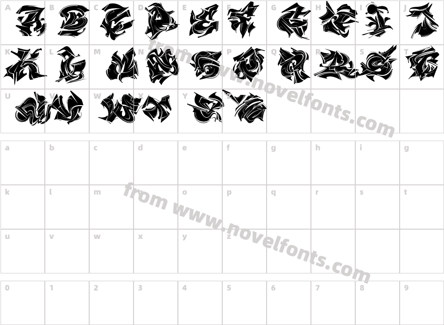 MAELSTROMCharacter Map