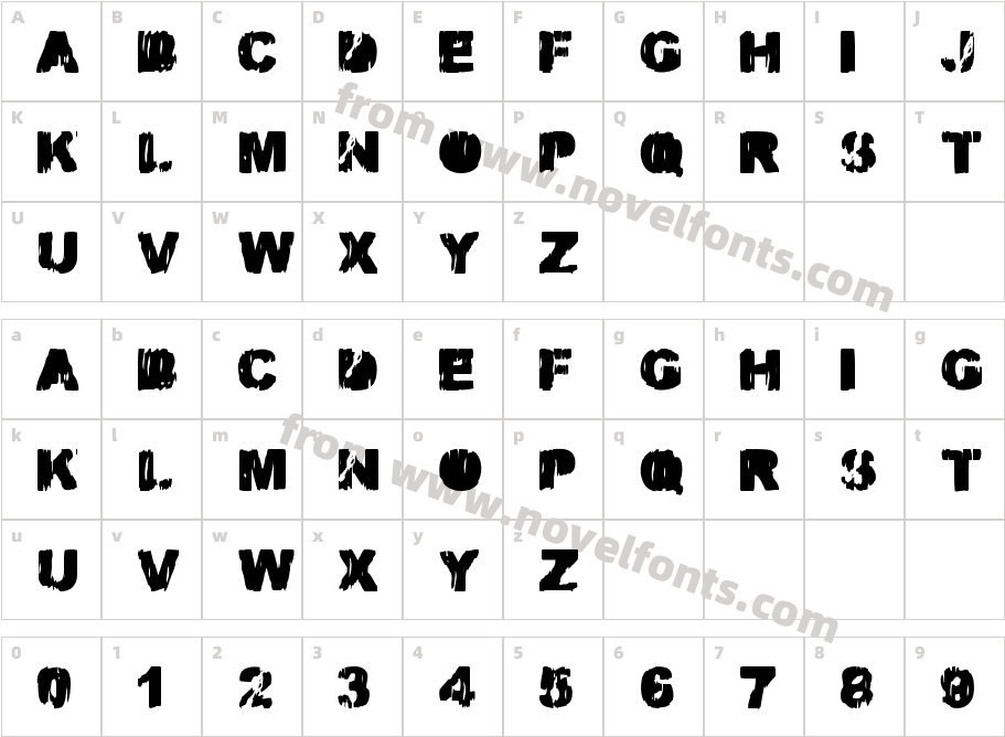 MALAMADRECharacter Map