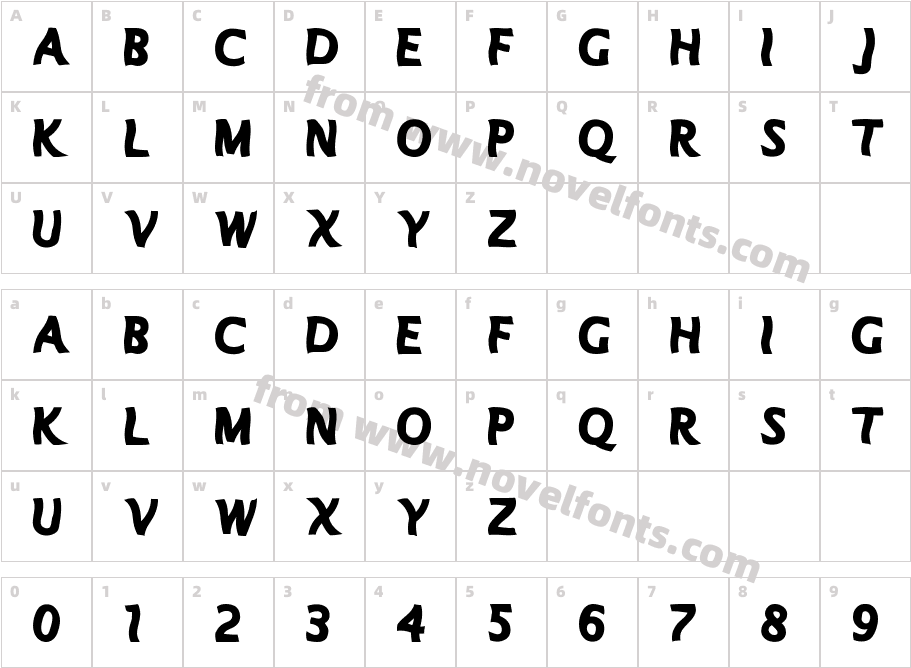 MANOLETECharacter Map