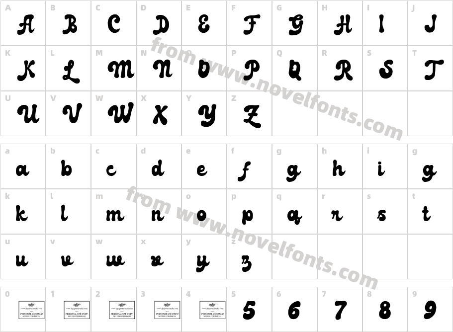 Galleon Free RegularCharacter Map