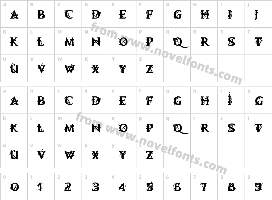 MB Demonic TaleCharacter Map