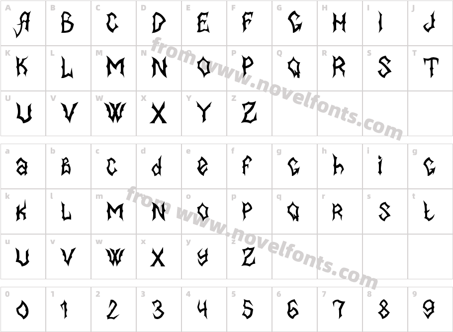 MB-BlackBook TypeCharacter Map