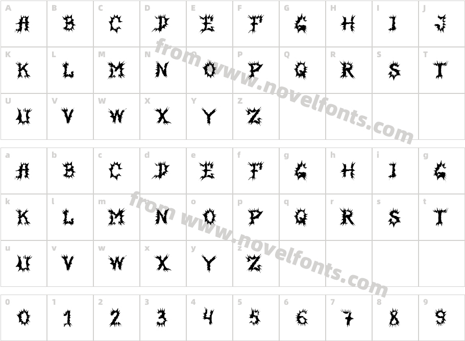 MB-HorrorHouseCharacter Map