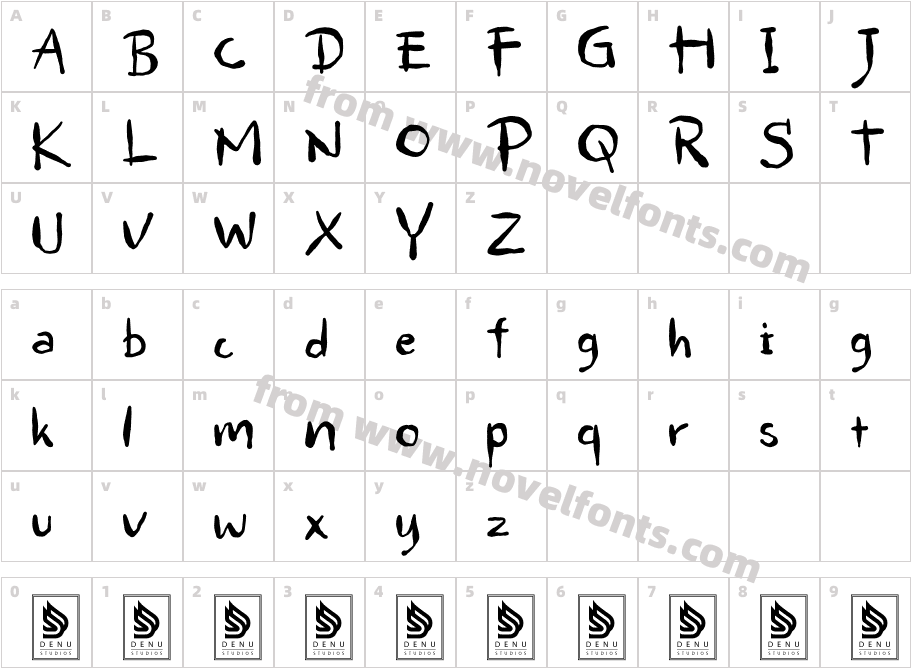Ganas JuiceCharacter Map