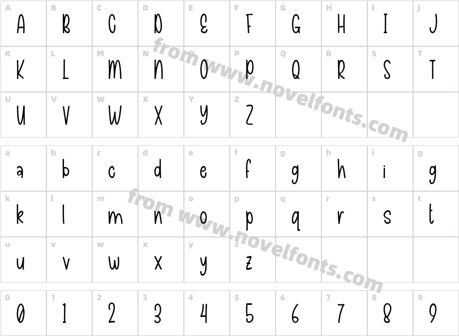 GanyoCharacter Map
