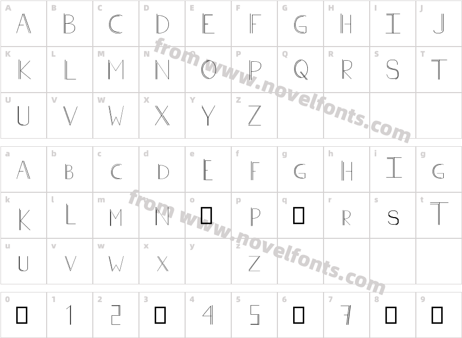 MCGCharacter Map