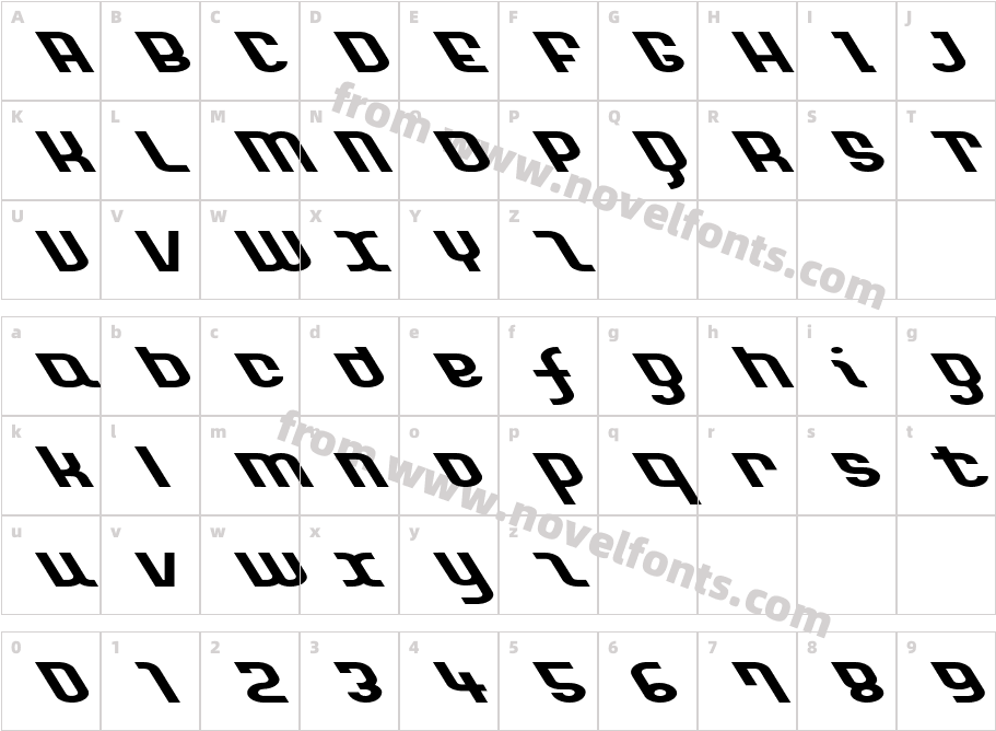 GarconCharacter Map