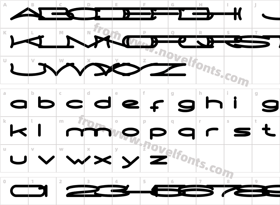 METRO CITYCharacter Map