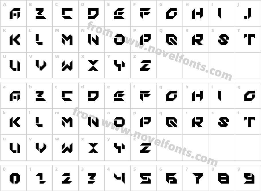 MHOSOQ RegularCharacter Map