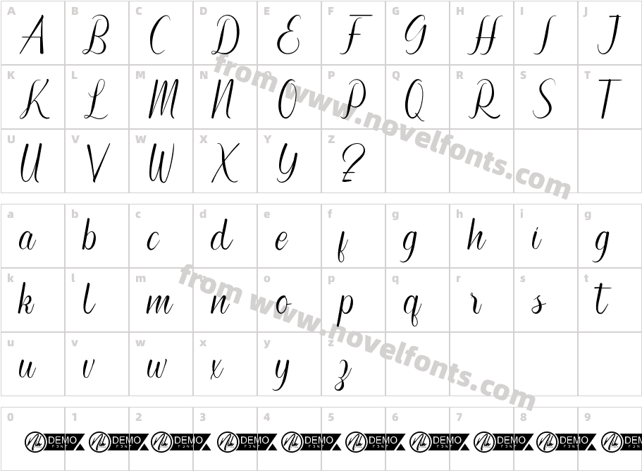 Gentala Dumara Demo RegularCharacter Map