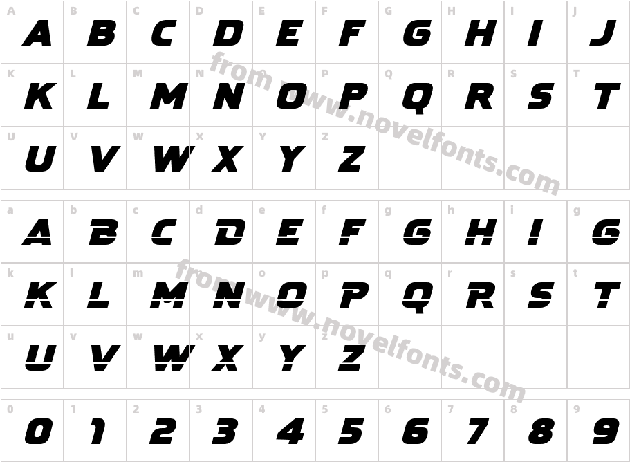 Gerad DemoCharacter Map