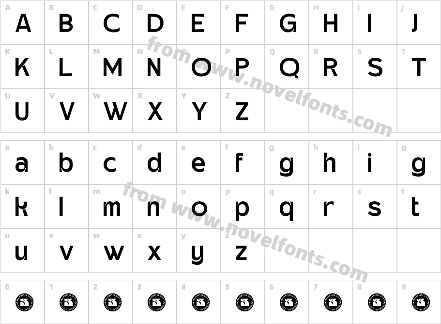 Gestavo GroteskDEMO RegularCharacter Map