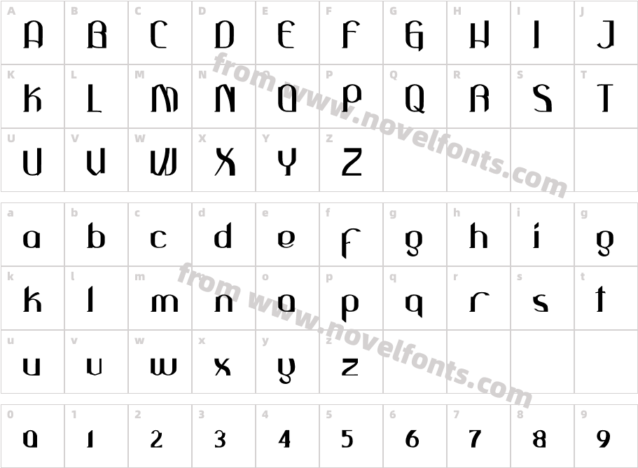 Ghallore DemoCharacter Map