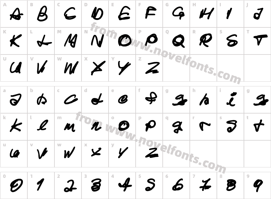 Ghost HouseCharacter Map