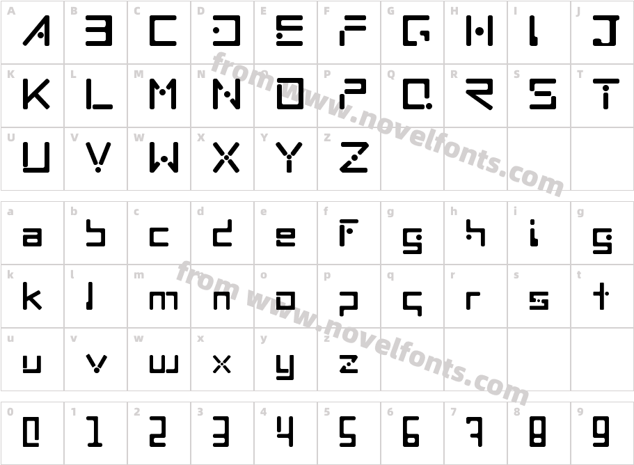 MNMLCharacter Map