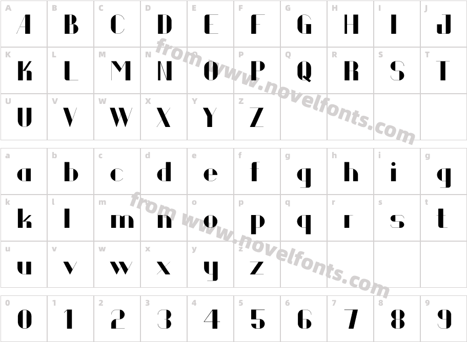 Glamy Butterfly RegularCharacter Map