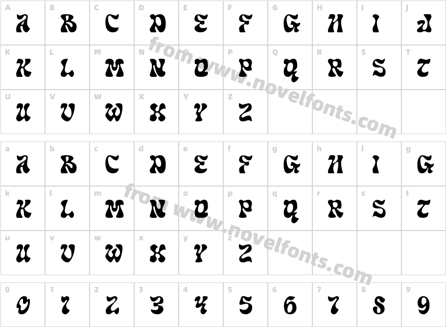 Glass Water DemoCharacter Map