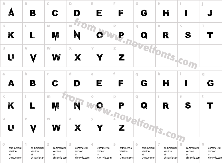 MPonderosaCharacter Map