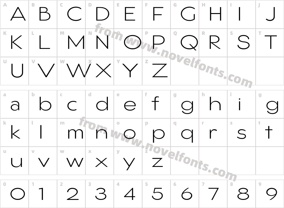 Gonzi Expanded LightCharacter Map