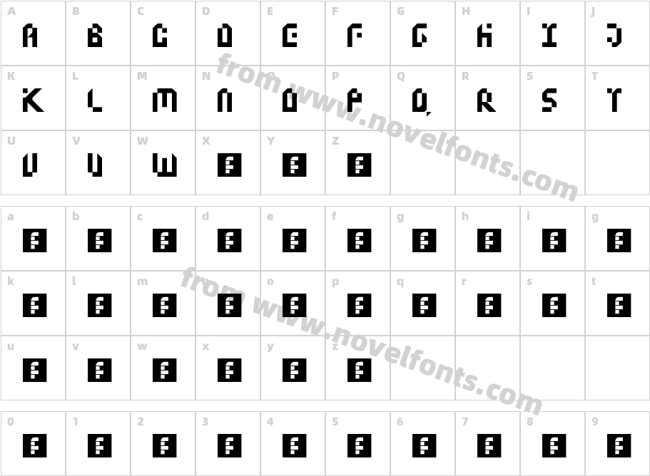 Goph RegularCharacter Map