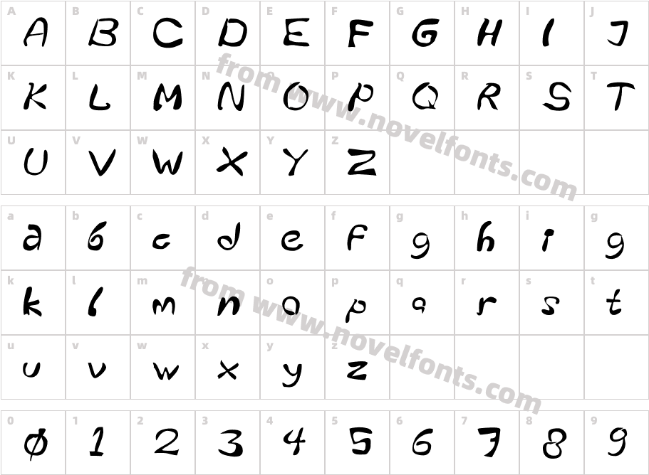 MSender Comic01Character Map