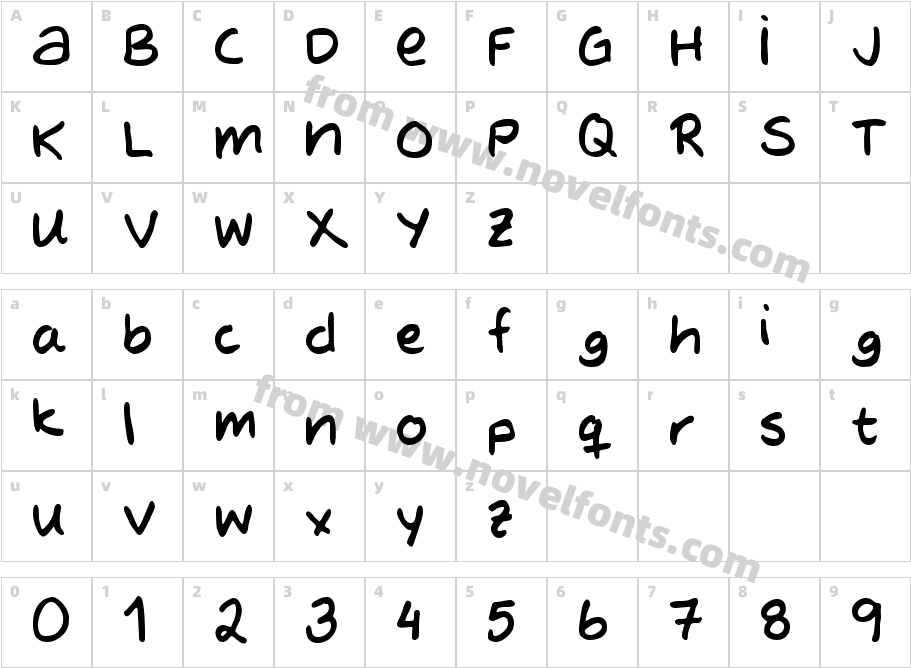 MTF Evas HandCharacter Map