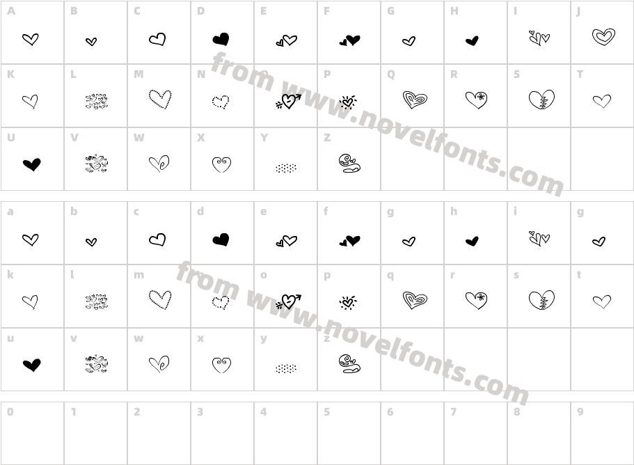 MTF Heart DoodleCharacter Map