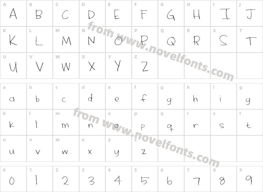 MTF Hoo RahCharacter Map