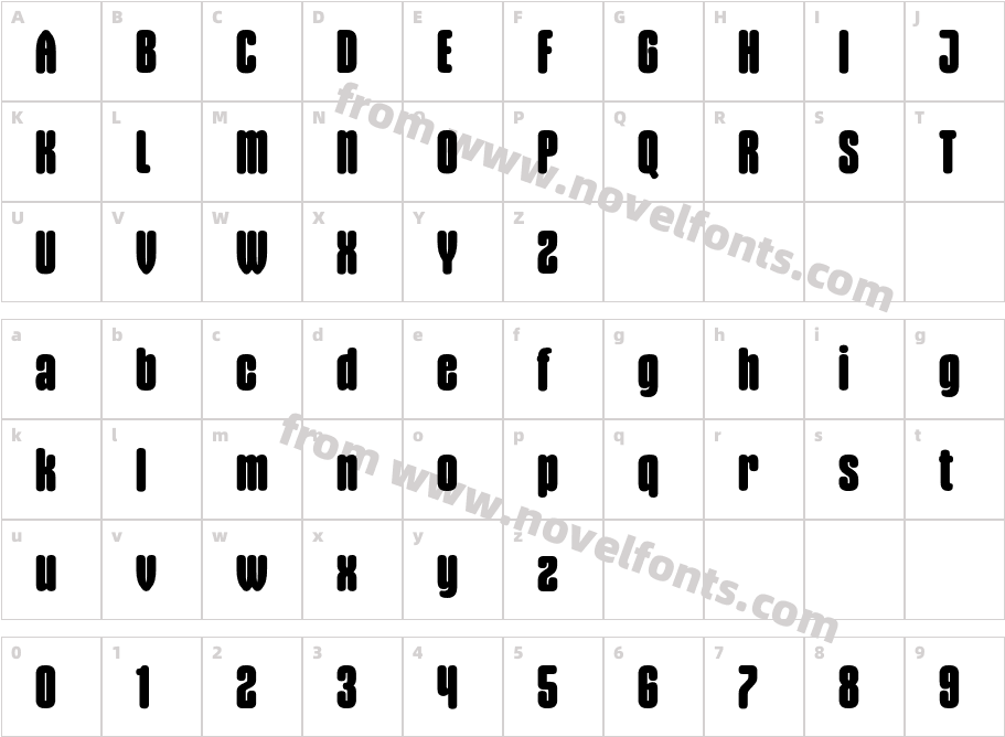 Gothiks Round Cond Trial BlackCharacter Map