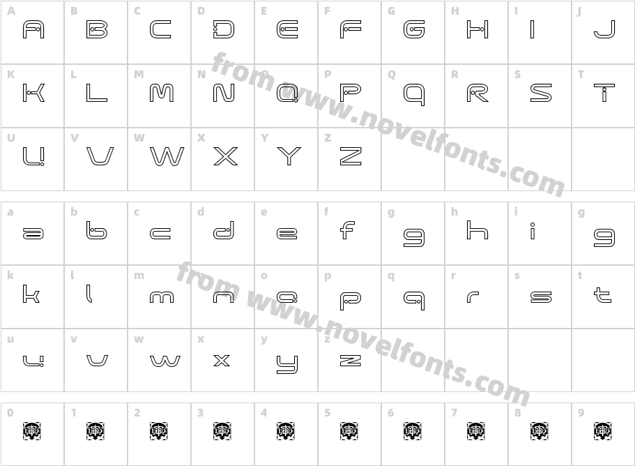 Gotrix Demo OutlineCharacter Map