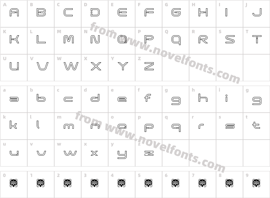 Gotrix Demo OutlineCharacter Map
