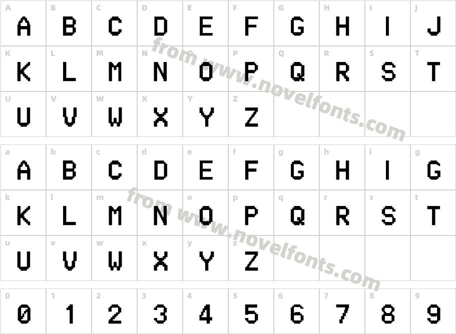 MURATA 2017Character Map