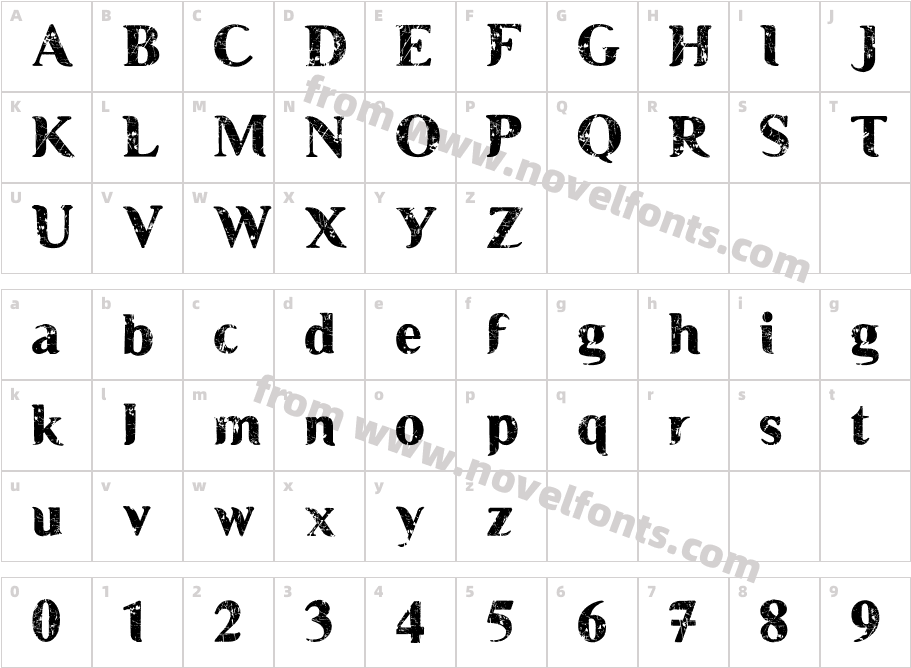 MUSCLE_CRECharacter Map