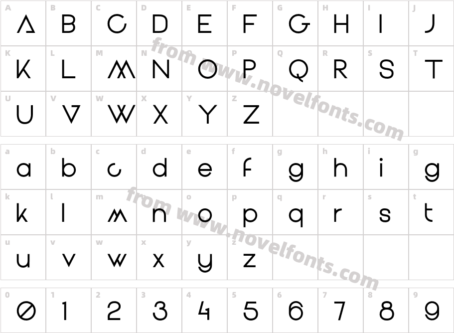 Graphite Pro BoldCharacter Map