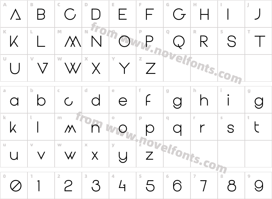 Graphite Pro MediumCharacter Map