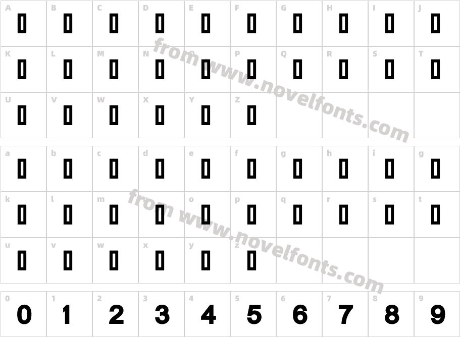 Graphology Arabic Extra boldCharacter Map