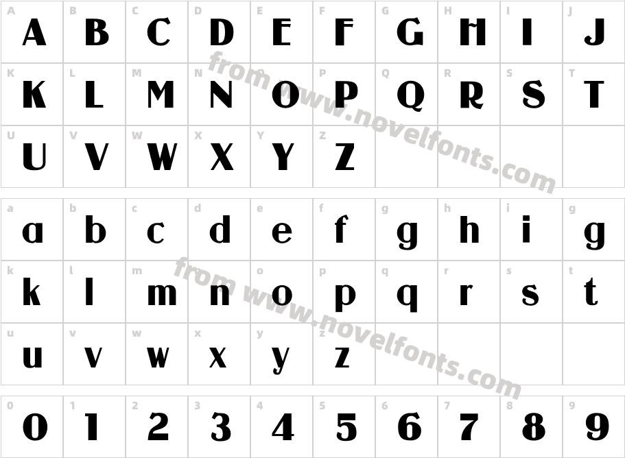 Guanine RegularCharacter Map