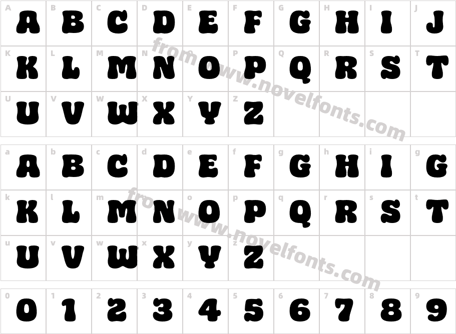 HEY LOUIECharacter Map