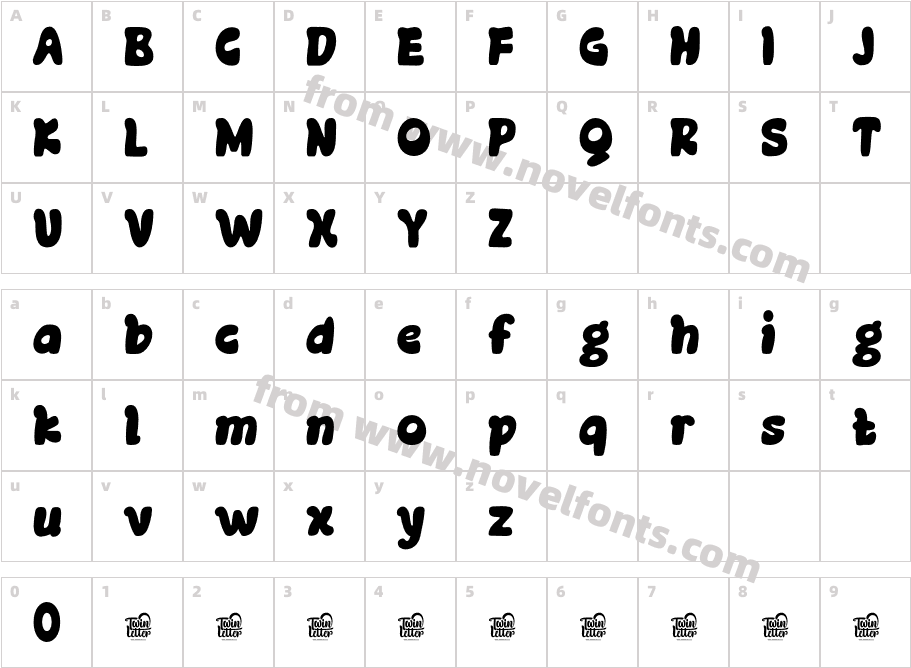 HONERA Trial RegularCharacter Map