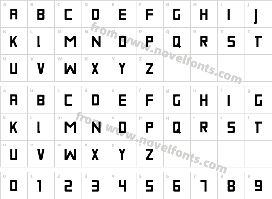 HOPECharacter Map